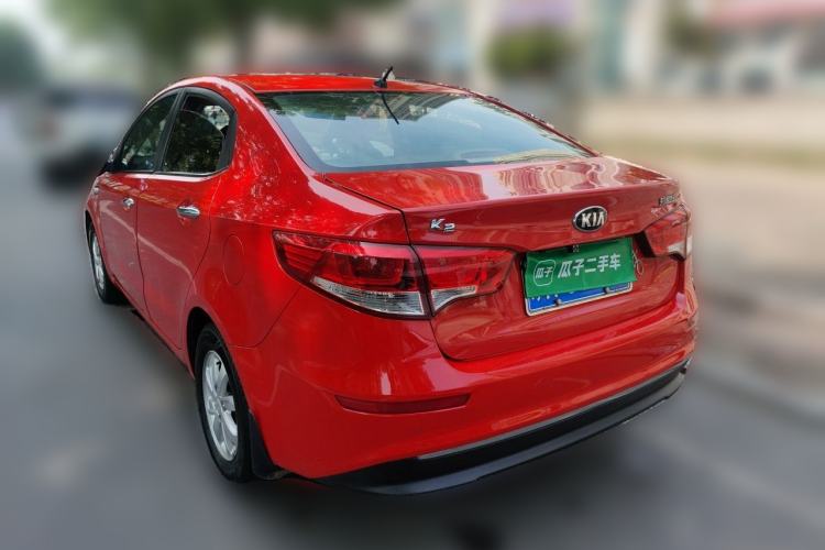 Used Kia K2 2015 Sedan 1.4L Automatic GLS Rear Left 45 Deg