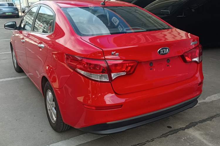 Used Kia K2 2015 Sedan 1.4L MT GLS Rear Left 45 Deg