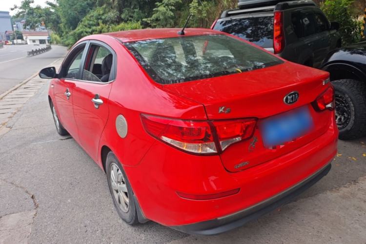 Used Kia K2 2015 Sedan 1.4L MT GLS Rear Left 45 Deg