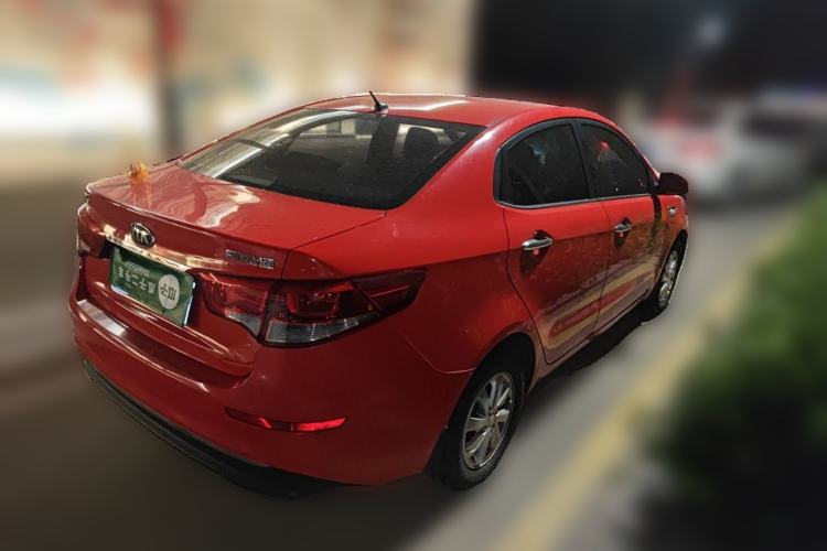 Used Kia K2 2015 Sedan 1.4L MT GLS Rear Right 45 Deg