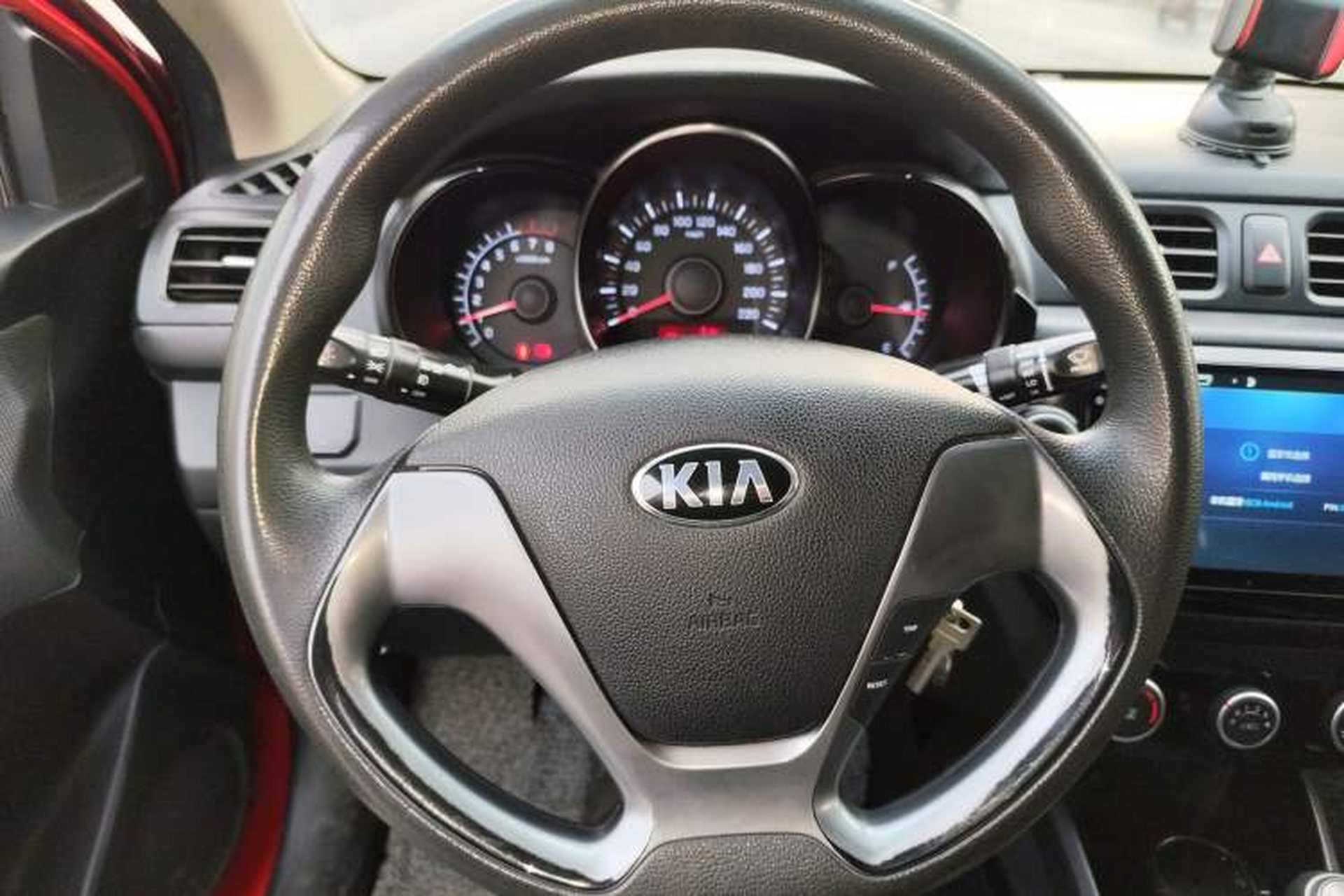 Used Kia K2 2015 Sedan 1.4L Automatic GLS Steering Wheel