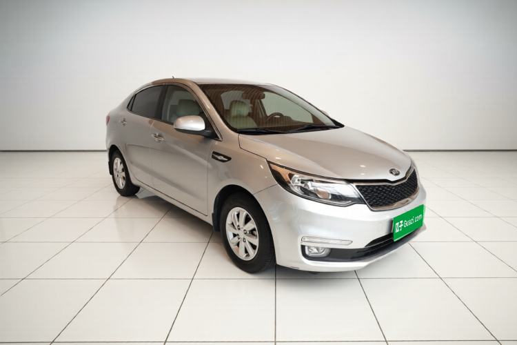 Used Kia K2 2015 Sedan 1.4L MT GLS Front Right 45 Deg