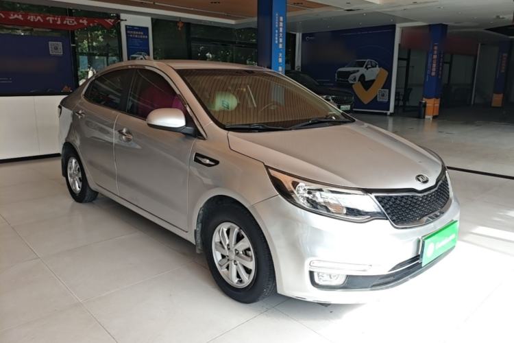 Used Kia K2 2015 Sedan 1.4L MT GLS Front Right 45 Deg