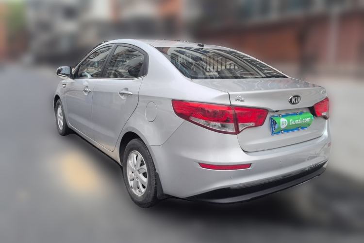 Used Kia K2 2015 Sedan 1.4L MT GLS Rear Left 45 Deg