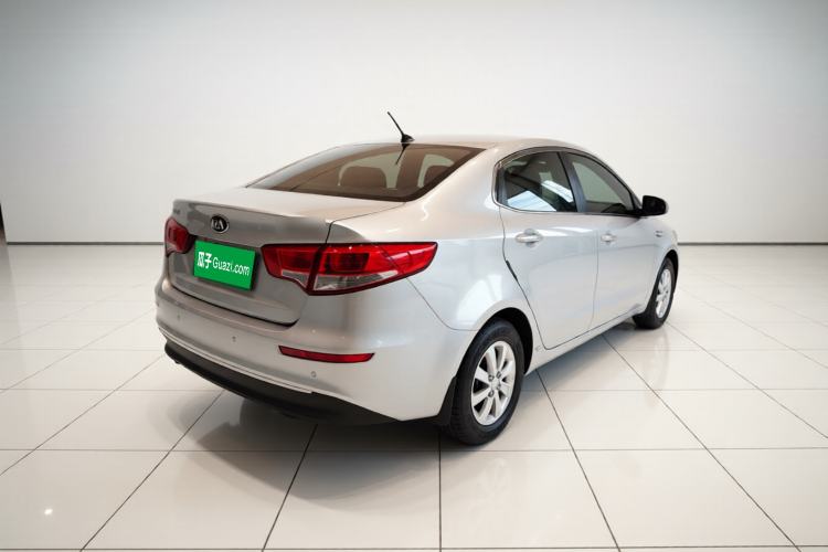 Used Kia K2 2015 Sedan 1.4L MT GLS Rear Right 45 Deg