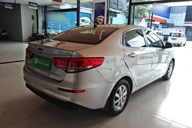 Used Kia K2 2015 Sedan 1.4L MT GLS Rear Right 45 Deg