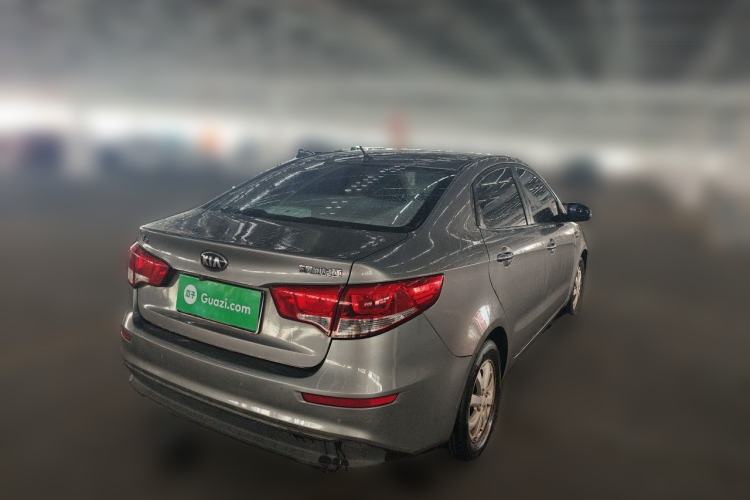 Used Kia K2 2015 Sedan 1.4L MT GLS Rear Right 45 Deg