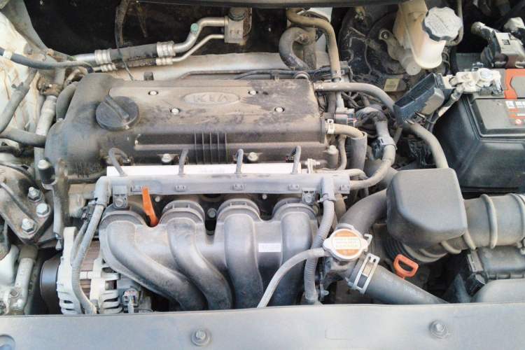 Used Kia K2 2015 Sedan 1.4L Automatic GLS Engine Bay