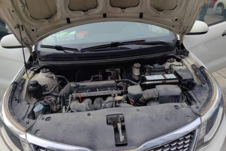 Used Kia K2 2015 Sedan 1.4L Automatic GLS Engine Bay