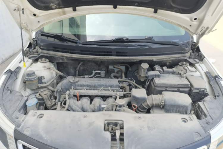Used Kia K2 2015 Sedan 1.4L Automatic GLS Engine Bay