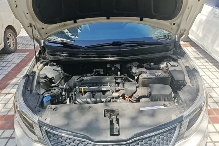 Used Kia K2 2015 Sedan 1.4L Automatic GLS Engine Bay