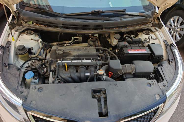 Used Kia K2 2015 Sedan 1.4L Automatic GLS Engine Bay