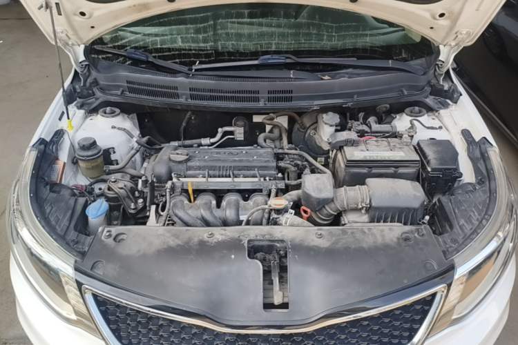 Used Kia K2 2015 Sedan 1.4L Automatic GLS Engine Bay