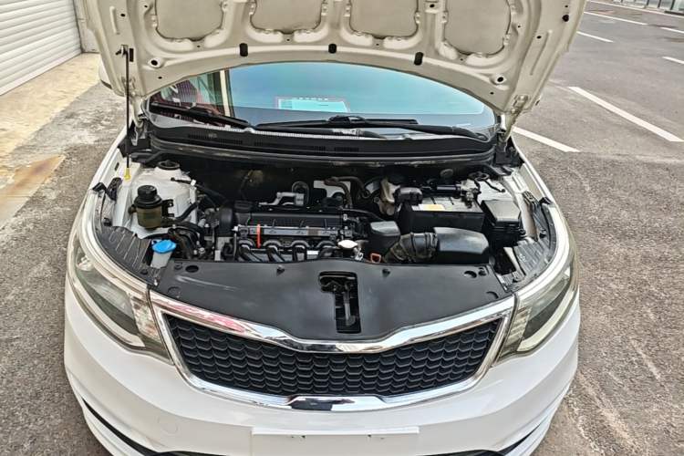 Used Kia K2 2015 Sedan 1.4L Automatic GLS Engine Bay