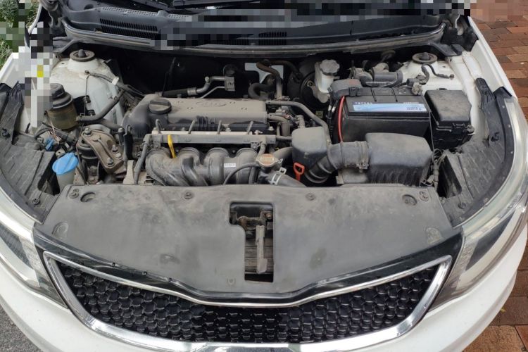Used Kia K2 2015 Sedan 1.4L Automatic GLS Engine Bay