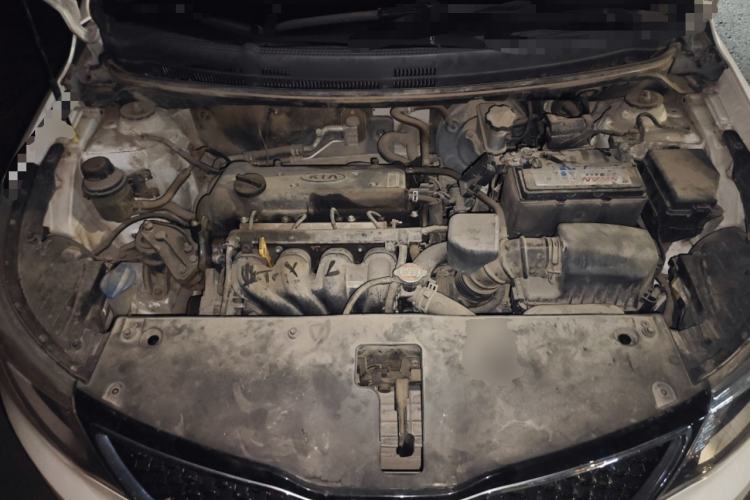 Used Kia K2 2015 Sedan 1.4L Manual Transmission GL Engine Bay