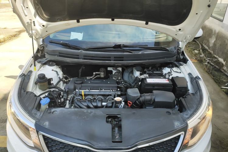 Used Kia K2 2015 Sedan 1.4L Automatic GLS Engine Bay