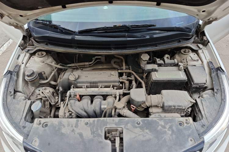 Used Kia K2 2015 Sedan 1.4L Automatic GLS Engine Bay