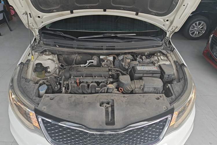 Used Kia K2 2015 Sedan 1.4L Automatic GLS Engine Bay