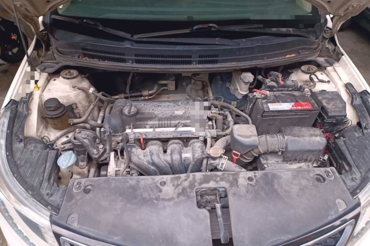 Used Kia K2 2015 Sedan 1.4L Automatic GLS Engine Bay