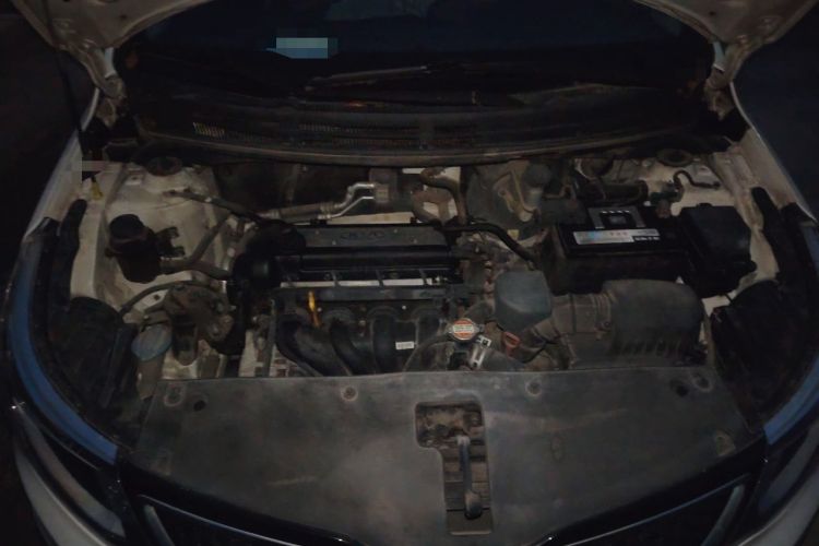 Used Kia K2 2015 Sedan 1.4L Automatic GLS Engine Bay