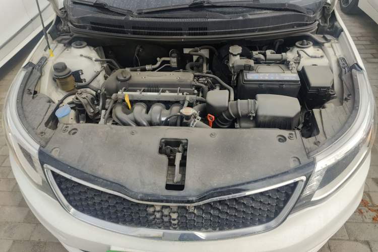Used Kia K2 2015 Sedan 1.4L Automatic GLS Engine Bay