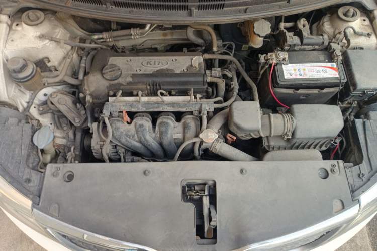 Used Kia K2 2015 Sedan 1.4L Automatic GLS Engine Bay
