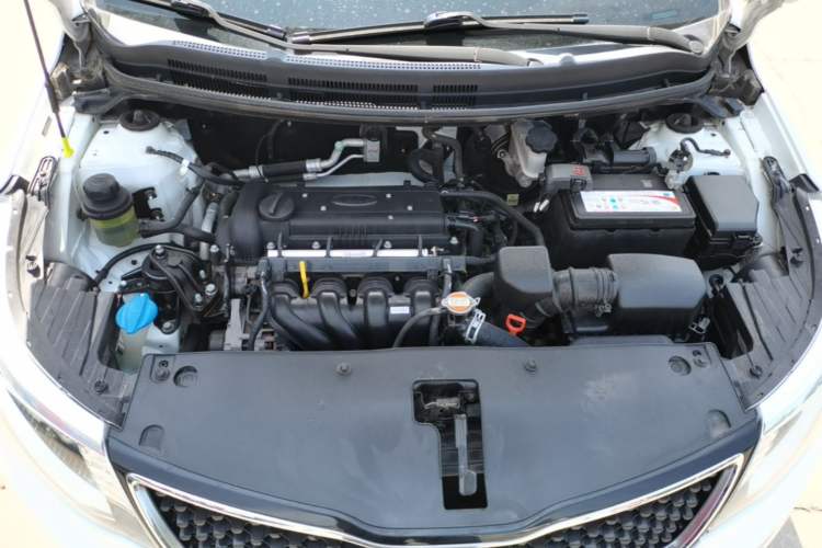 Used Kia K2 2015 Sedan 1.4L Automatic GLS Engine Bay