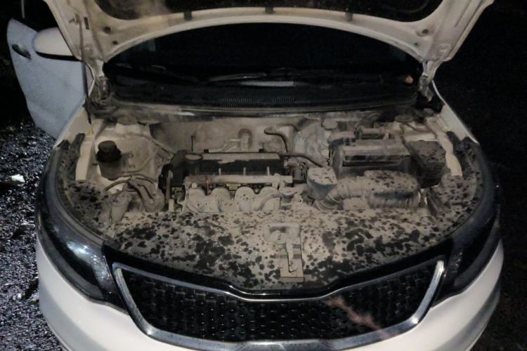 Used Kia K2 2015 Sedan 1.4L MT GLS Engine Bay