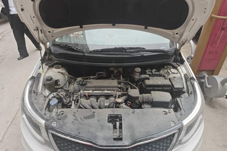 Used Kia K2 2015 Sedan 1.4L Automatic GLS Engine Bay