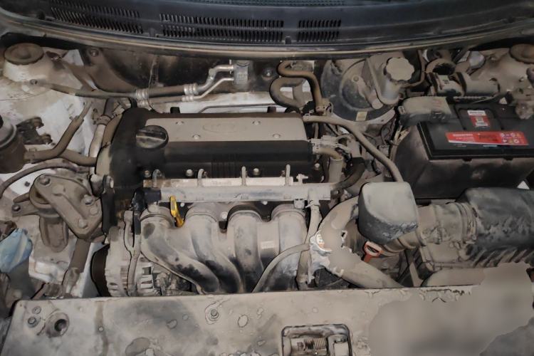 Used Kia K2 2015 Sedan 1.4L Automatic GLS Engine Bay