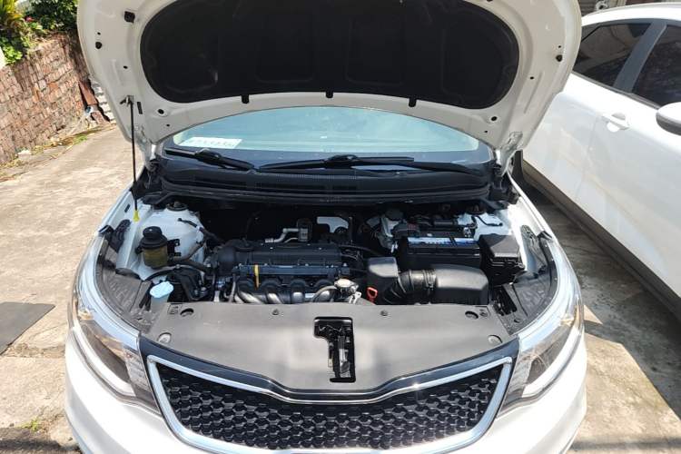 Used Kia K2 2015 Sedan 1.4L Automatic GLS Engine Bay