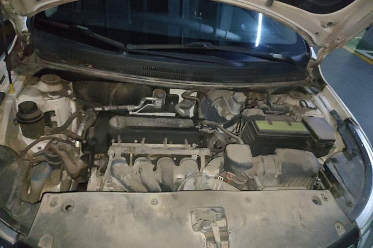 Used Kia K2 2015 Sedan 1.4L Automatic GLS Engine Bay