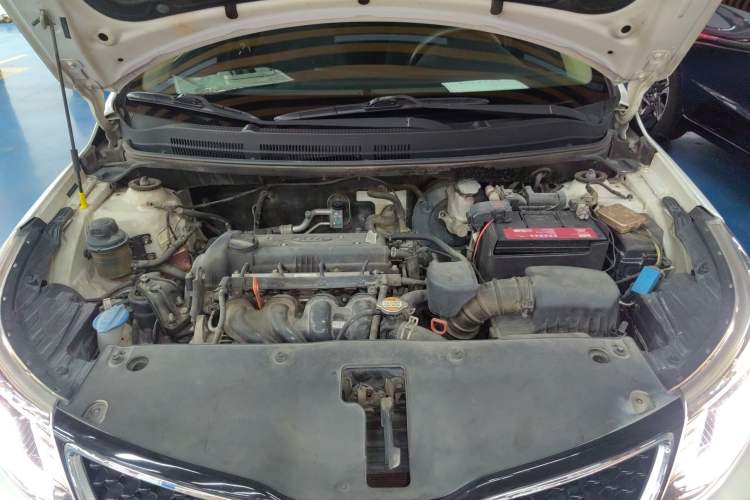 Used Kia K2 2015 Sedan 1.4L Automatic GLS Engine Bay