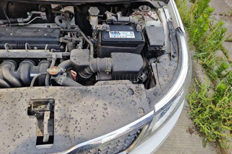 Used Kia K2 2015 Sedan 1.4L Automatic GLS Engine Bay Left