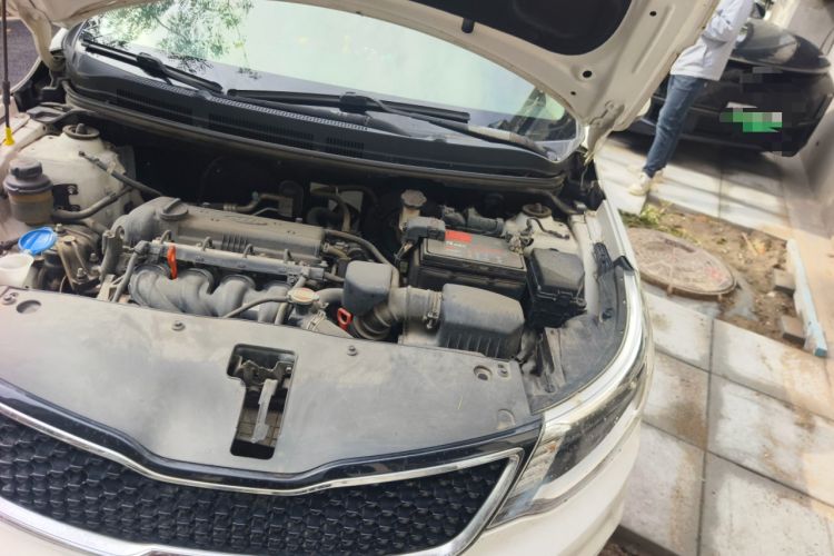 Used Kia K2 2015 Sedan 1.4L Automatic GLS Engine Bay Left