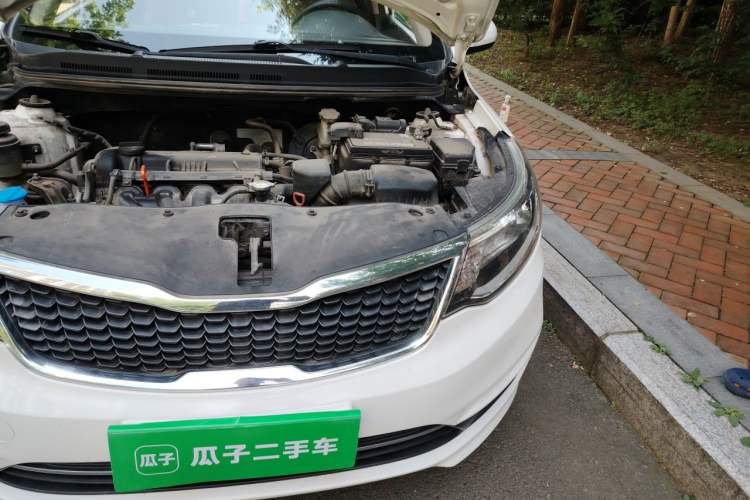 Used Kia K2 2015 Sedan 1.4L Automatic GLS Engine Bay Left