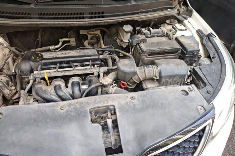 Used Kia K2 2015 Sedan 1.4L Automatic GLS Engine Bay Left