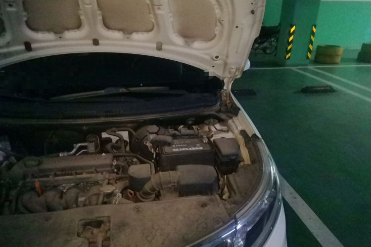 Used Kia K2 2015 Sedan 1.4L Automatic GLS Engine Bay Left
