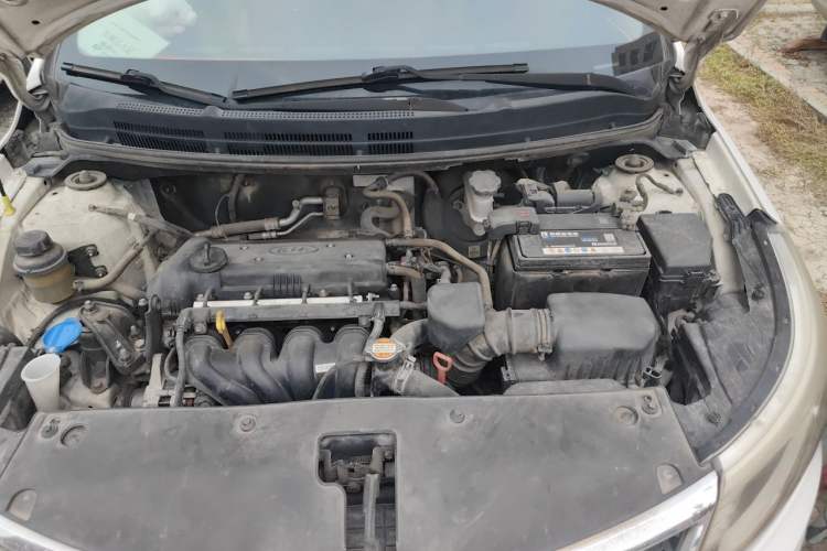 Used Kia K2 2015 Sedan 1.4L Automatic GLS Engine Bay Left
