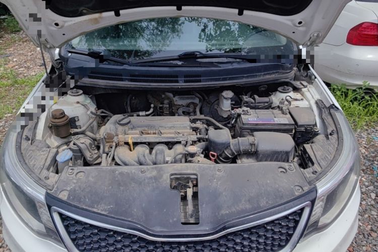 Used Kia K2 2015 Sedan 1.4L Automatic GLS Engine Bay