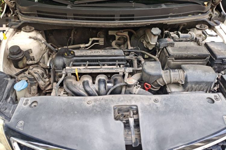 Used Kia K2 2015 Sedan 1.4L Automatic GLS Engine Bay