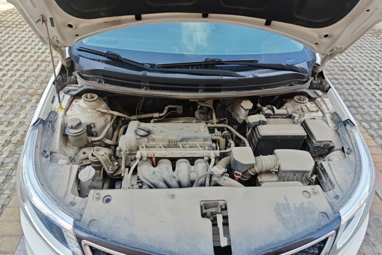 Used Kia K2 2015 Sedan 1.4L Automatic GLS Engine Bay