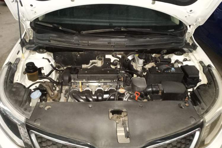 Used Kia K2 2015 Sedan 1.4L Automatic GLS Engine Bay