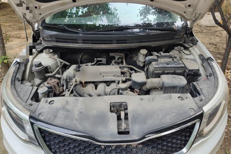 Used Kia K2 2015 Sedan 1.4L Automatic GLS Engine Bay