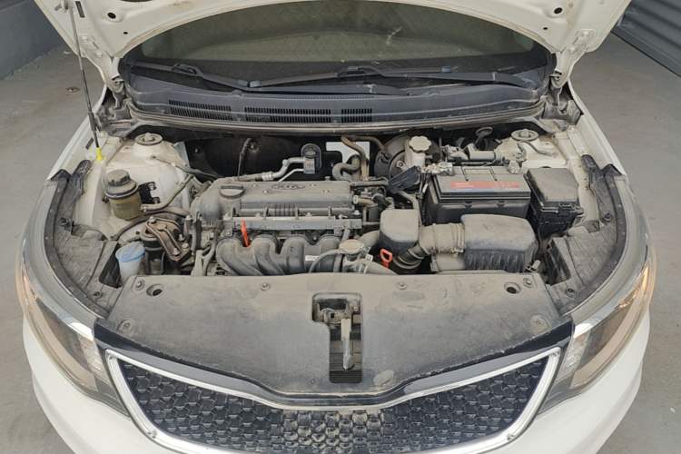 Used Kia K2 2015 Sedan 1.4L Automatic GLS Engine Bay