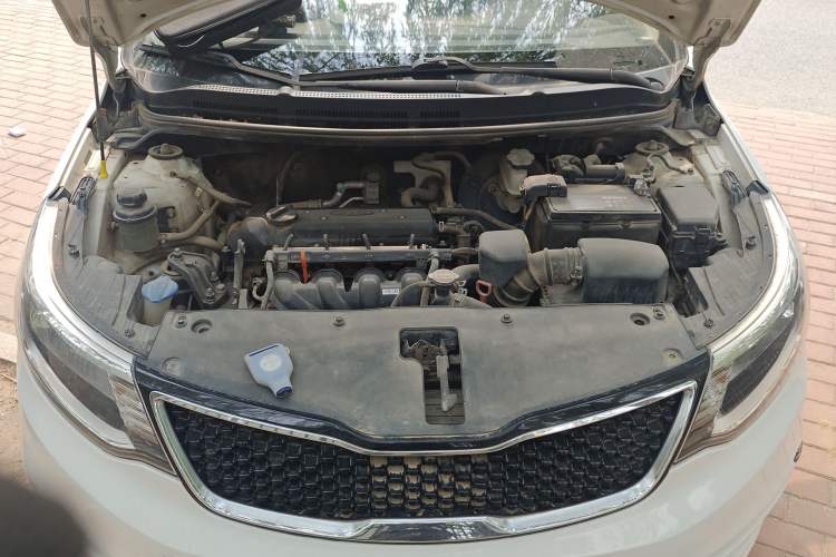 Used Kia K2 2015 Sedan 1.4L Automatic GLS Engine Bay