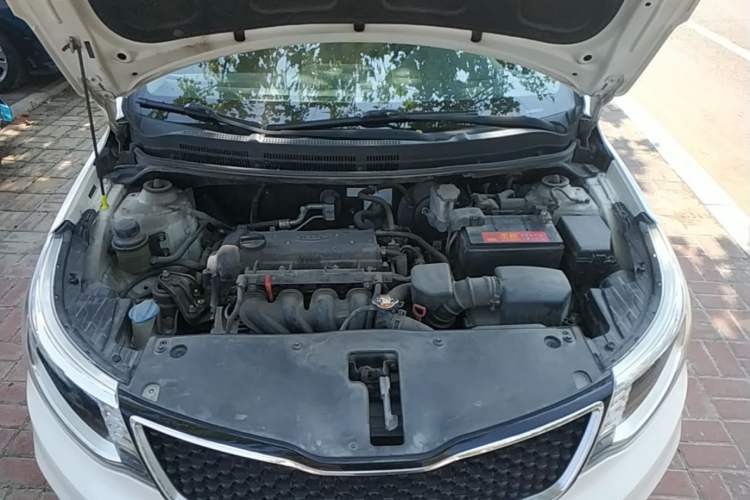 Used Kia K2 2015 Sedan 1.4L Automatic GLS Engine Bay