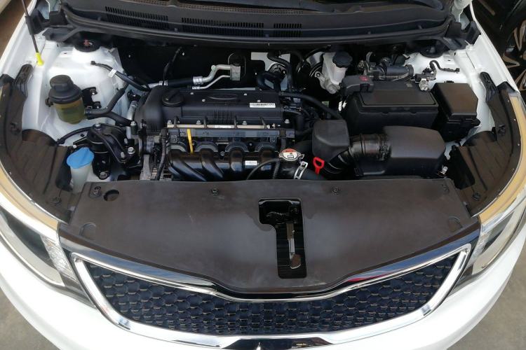 Used Kia K2 2015 Sedan 1.4L Automatic GLS Engine Bay