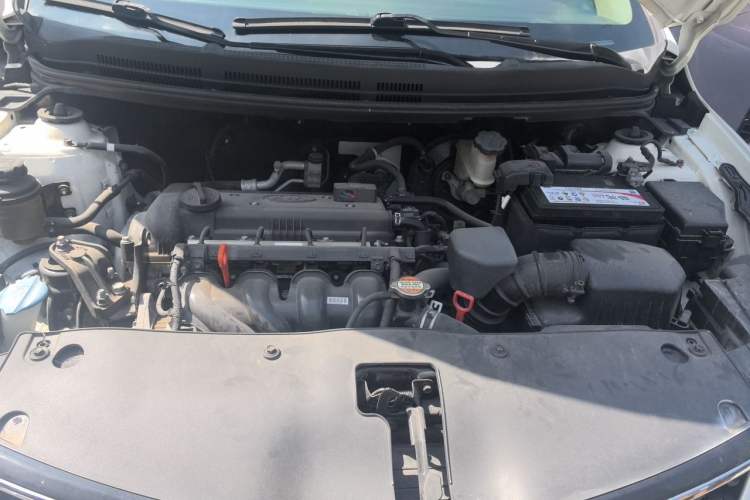 Used Kia K2 2015 Sedan 1.4L Automatic GLS Engine Bay